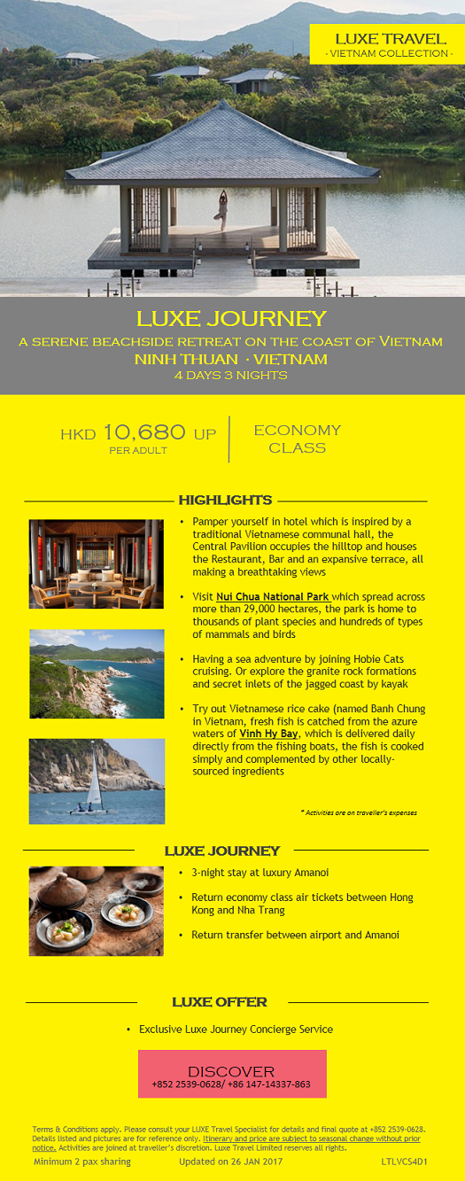 Amanoi – Vietnam| Luxe Travel, Luxury Travel, Aman