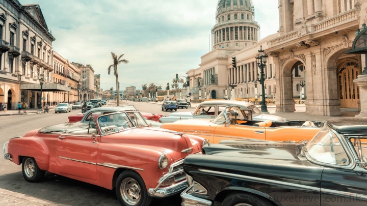 Havana, Cuba, Luxe Travel, vintage car, Grand Hotel Manzana Kempinski,Iberostar Grand Packard, SO/ Havana Paseo del Prado, luxury travel