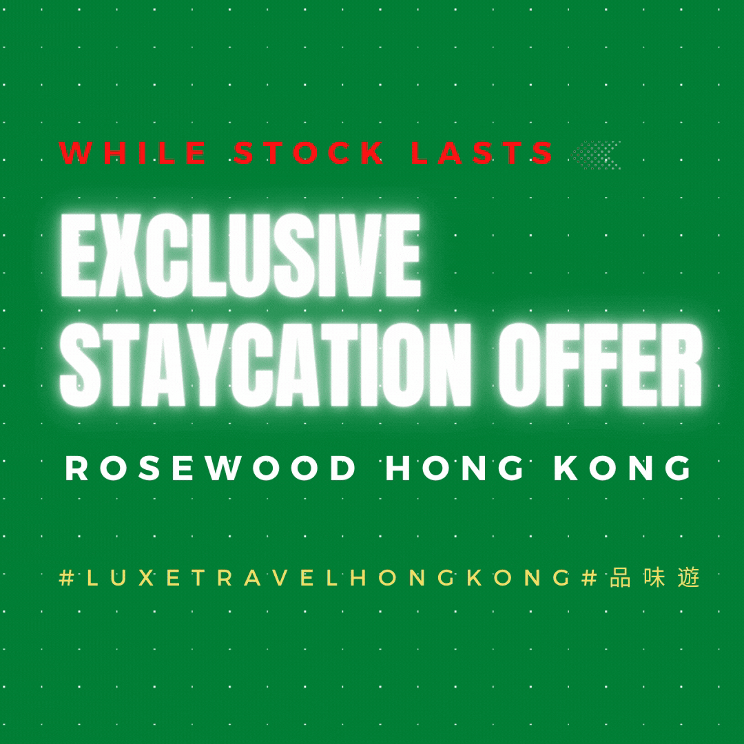 Hurry up! While stock lasts | Enjoy up to HKD2,280 food & beverage offers & hotel credit | Irresistible  "TAKE A BREAK Offer" - Rosewood Hong Kong  ​