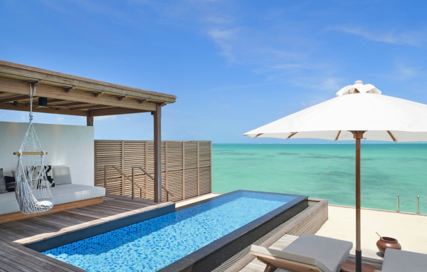 New Gigantic Private Water Villa With Own Private Beach in Maldives