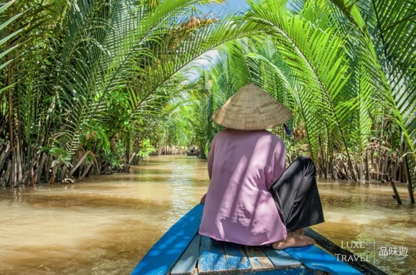 Mekong Delta in a boat